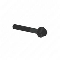 M10 x 1.5 x 30 mm Flanged Hex Bolt, Phosphate Coated, Steel