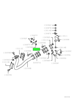 PIPE,EXHAUST,CTR 1