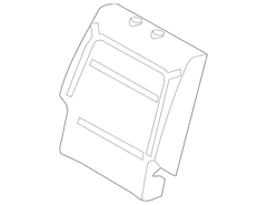 Seat Back Cushion Pad - Right, Rear