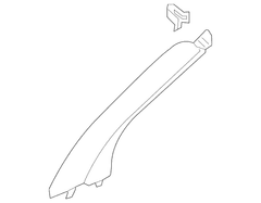 Body A-Pillar Trim Panel Windshield molding (DX)
