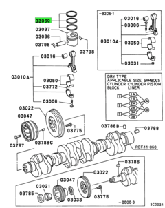 RING SET,PISTON 1