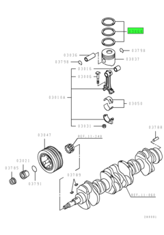 RING SET,PISTON 1