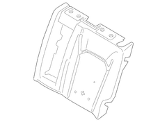 Seat Back Cushion Pad - Left, Rear