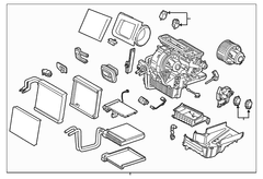 Hvac Unit Case Evaporator And Housing