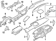 Instrument Panel Side Cover - Right