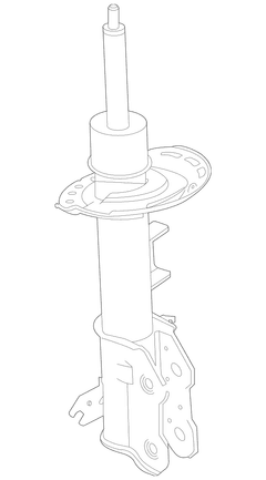 Suspension Strut - Right, Front