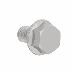 Hex Head Flange Bolt M10 x 16 - 1.5 x 16 - 10.9 Grade