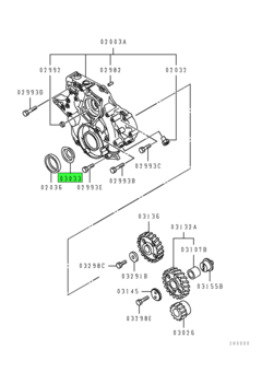 OIL SLINGER,CRANKSHAFT,FR 1