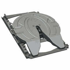 Fifth Wheel, HLD, ILS, 24 in Slider, 6.81 in, Right-Hand
