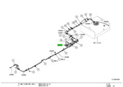 TUBE,FUEL VAPOR CONTROL LINE 2