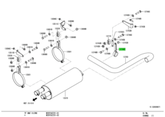 BOLT,EXHAUST TAIL PIPE 1