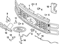 Grille Molding Filler - Left, Right, Front