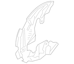 Shield Splash - Left, Front
