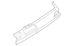 Panel and Trim Instrument <br>Instrument Cover Side bezel - Right, Outer