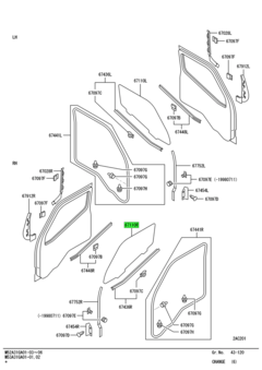 GLASS,FR DOOR WINDOW,RH 1