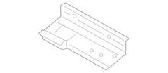 Frame Side Member Crossmember Axle Mounting - Rear, Center
