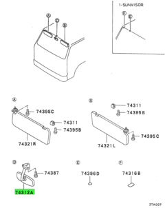 MIRROR ASSY,ROOM 1