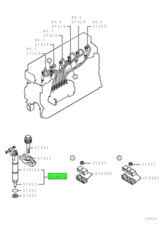 NOZZLE & HOLDER ASSY,FUEL INJECTION 1