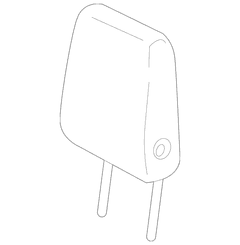 Headrest <br>Headrest part of the Seat Perforated