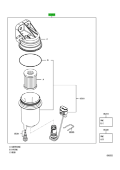 FUEL FILTER ASSY 1