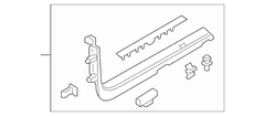 Door Sill Plate Scuff - Left, Front