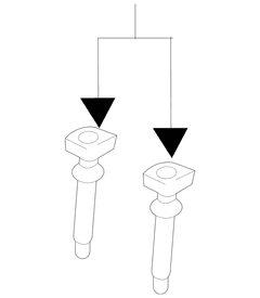 Sandstone Sleeve Headrest Guide <br>Guide used in the seat back for - Rear, Outer