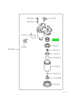 ELEMENT,WATER SEPARATOR 1