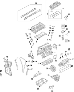 Engine Oil Pump Pickup Tube Screen And Cover - 2.0L