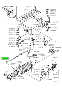 PIPE,EXHAUST MUFFLER CONTROL 1