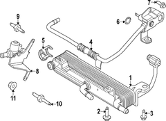 Automatic Transmission Oil Cooler Hose Tube (AT)