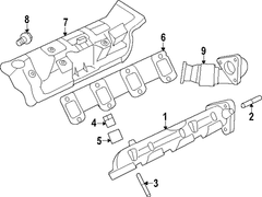 Exhaust Manifold - Left 6.7L