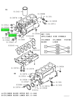 BUSHING,CYLINDER BLOCK 1