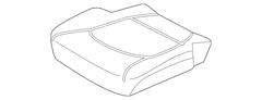 Seat Cover Carmelo Cushion <br>A that replaces the original equipment back and bottom