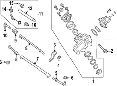 Steering Damper Bracket - Front