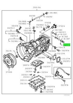 CLIP,A/T CONTROL EQUIP 1