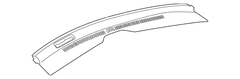 Dashboard Air Vent Trim Grille - Front