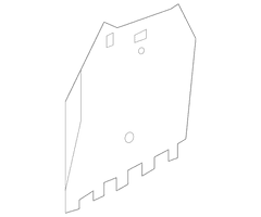 Body B-Pillar Reinforcement - Left, Front