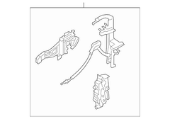 Door Latch Lock Actuator Motor - Right