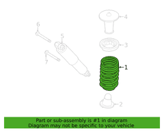 Coil Spring - Right, Rear (LWB Kombi)