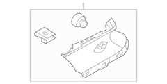 Body C-Pillar Trim Panel - Inner (DX)