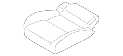 Seat Cover Cushion - Right, Rear