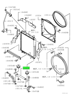 SUPPORT,RADIATOR,LWR 1