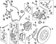 Brake Dust Shield Splash Plate <br>A used to contain the produced by pads of a