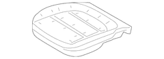 Seat Cushion Foam Pad Blower <br>Foam for - Front