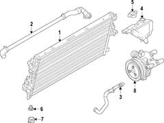 Radiator Coolant Hose Tube