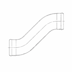 Oil Cooler Tube for S60 14L DDEC IV (Non-EGR)