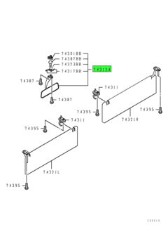 MIRROR ASSY,ROOM 1