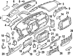Instrument Cluster Bezel Panel Molding
