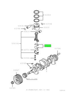 BEARING SET,CONNROD 1