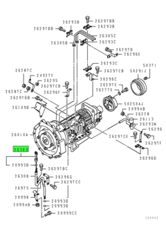 GAUGE,A/T OIL LEVEL 1